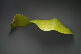 Nancy Sansom Reynolds, "Spring: Leaf 1", wood, 2007