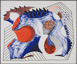 David Hockney, "Untitiled, Gemini #1584", 4 color lithograph and screenprint, 1993