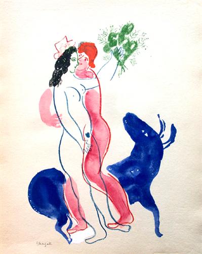 Artwork: Marc Chagall | Figures with Bull