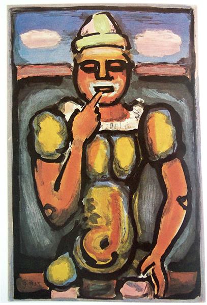 Artwork: Georges Rouault | Le Rencheri, One Up-Man-Ship