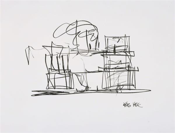Artwork: Frank Gehry | Study for Frank Gehry House