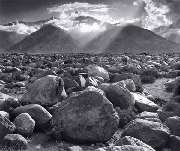 Mount Williamson from Manzanar, California image