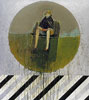Click to enlarge: Donald  Karwelis, "Lady In Chair", oil on board, 1961