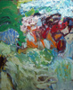 Click to enlarge: Eileen Downey, "Botanical Meditation", oil on canvas, 1960