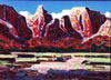 Click to enlarge: Conrad Buff, "Utah", oil on board