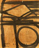 Click to enlarge: Franz Kline, "Study for Clockface", gouache on paper, 1950