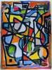 Click to enlarge: Ary Stillman, "Arabesque", gouache, 1961