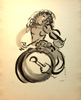 Click to enlarge: Marc  Chagall, "Violinist", lithograph
