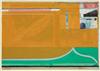 Click to enlarge: Richard Diebenkorn, "Ochre", wood block print, 1963