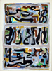 Click to enlarge: Ary Stillman, "From The Book of Wisdom No. 2", gouache, circa 1961
