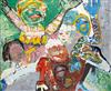 Click to enlarge: George McNeil, "Dazzling Disco #2", oil on canvas
