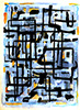 Click to enlarge: Ary Stillman, "Mechanical World", gouache, circa 1961