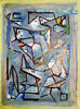 Click to enlarge: Ary Stillman, "NY19B", gouache, circa 1946