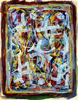 Click to enlarge: Ary Stillman, "NY7", gouache, circa 1946