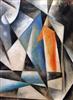 Click to enlarge: Wiubov Popova, "Untitled Abstract", ink-oil on paper