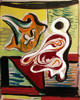 Click to enlarge: Werner Drewes, "Annunciation", watercolor and gouache, 1943