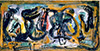 Click to enlarge: Ary Stillman, "Calligraphics", oil on canvas, 1953