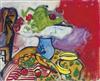 Click to enlarge: Robert De Niro, Sr., "Untitled Still Life", oil on canvas, 1961