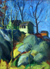 Click to enlarge: Ernest  Fiene, "Untitiled Landscape", oil on board, 1913