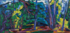 Click to enlarge: Werner Drewes, "Forest", oil on canvas