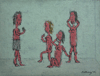 Click to enlarge: William Anthony, "Judgement of Paris", oil on canvas, 1979