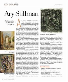 Image forAry Stillman - Coast Magazine, Nov. 2008