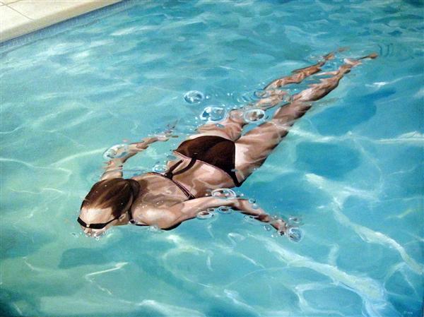 Artwork: Eric Zener | Untitled (Swimmer)