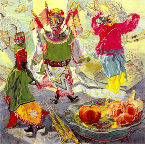 Artwork: Janet Fish | Chinese Puppets