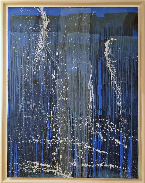 Artwork: Pat Steir | Untitled No. 34